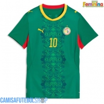 Camisa de time de futebol Senegal Sadio Mane #10 Replicas 2º Equipamento Feminina Mundo 2026 Manga Curta